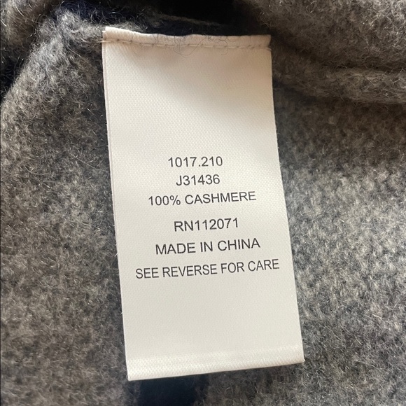 Jigsaw Montmartre Cashmere Stripe Funnel Neck - Picture 8 of 9